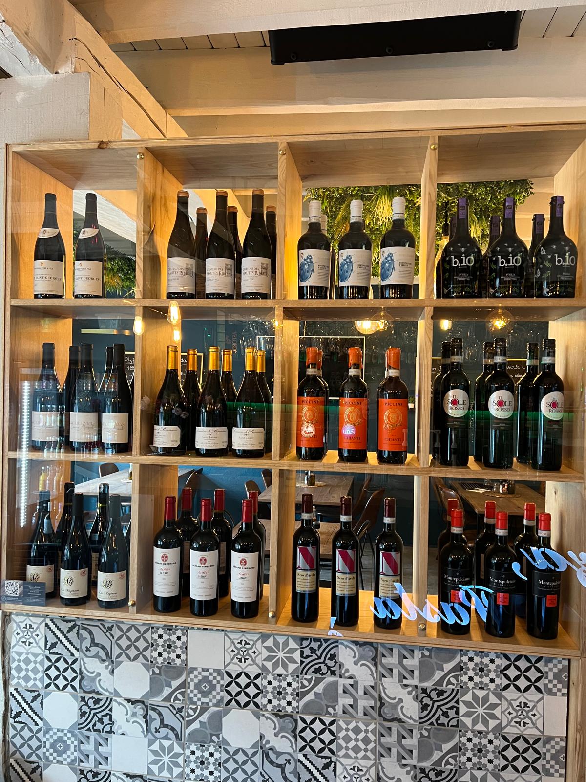 Cave à vins italiens - Restaurant Bella Ciao